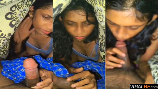 Desi Bhabhi’s First Time Deepthroat Blowjob and Hardcore Sex